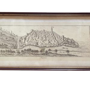 Incisione antica incorniciata Azamur Marocco-Gravure ancienne encadrée AzamurMaroc
