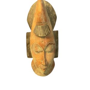 Masque africain du Sénégal en bois de teck-Maschera africana del Senegal in legno di teak