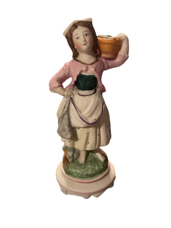 Figurina di biscotto - Lavandaia-Figurine en biscuit-Lavandière