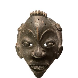 Maschera africana in terracotta del Camerun-Masque africain en terre cuite Cameroun