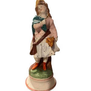 Figurina di biscotto sassone del XIX secolo-Figurine en biscuit de Saxe du 19ème siècle
