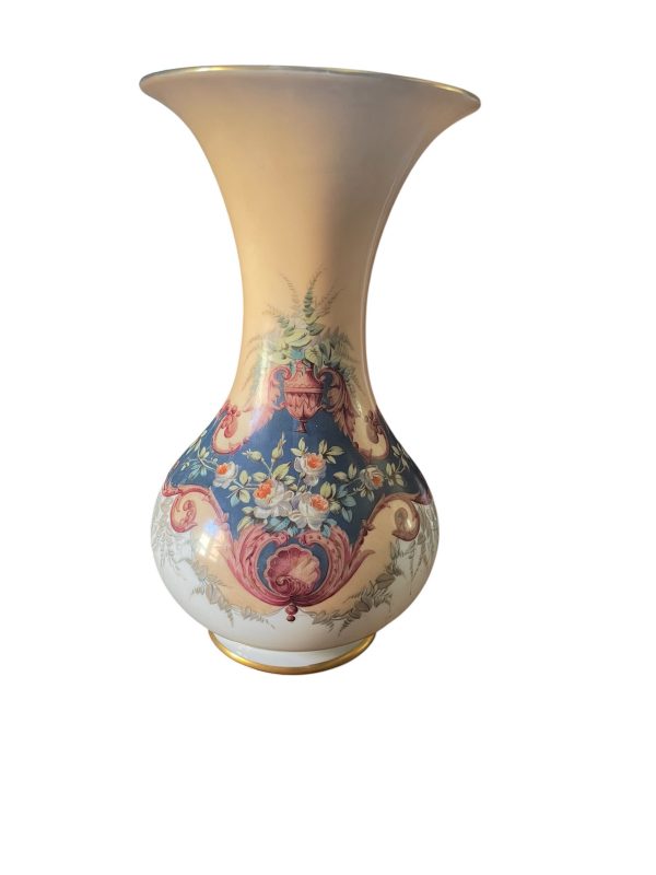 Vaso in cristallo opalino - Francia - Napoleone III - Vase en opaline de cristal - France - Napoléon III