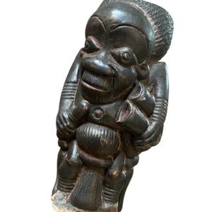Pipa cerimoniale in argilla del Camerun - Bamileke-Pipe de cérémonie du Cameroun en terre cuite- Bamileke
