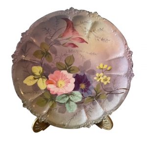 Piatto in porcellana di Limoges - Napoleone III-Assiette en porcelaine de Limoges - Napoléon III