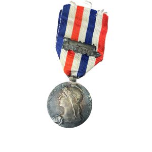 Médaille d'honneur des chemins de fer - France - 1919-Medaglia d'onore ferroviaria - Francia - 1919